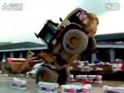 ؼ .Truck Doing a WHEELEY